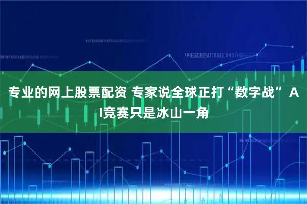 专业的网上股票配资 专家说全球正打“数字战” AI竞赛只是冰山一角